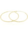 JVD Orecchini ad anello in argento placcato oro SVLE0216XD5GO40 - Diametro: 4 cm donna