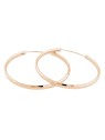 JVD Orecchini ad anello in argento placcato oro rosa SVLE0209XD5RO - Diametro: 4 cm donna