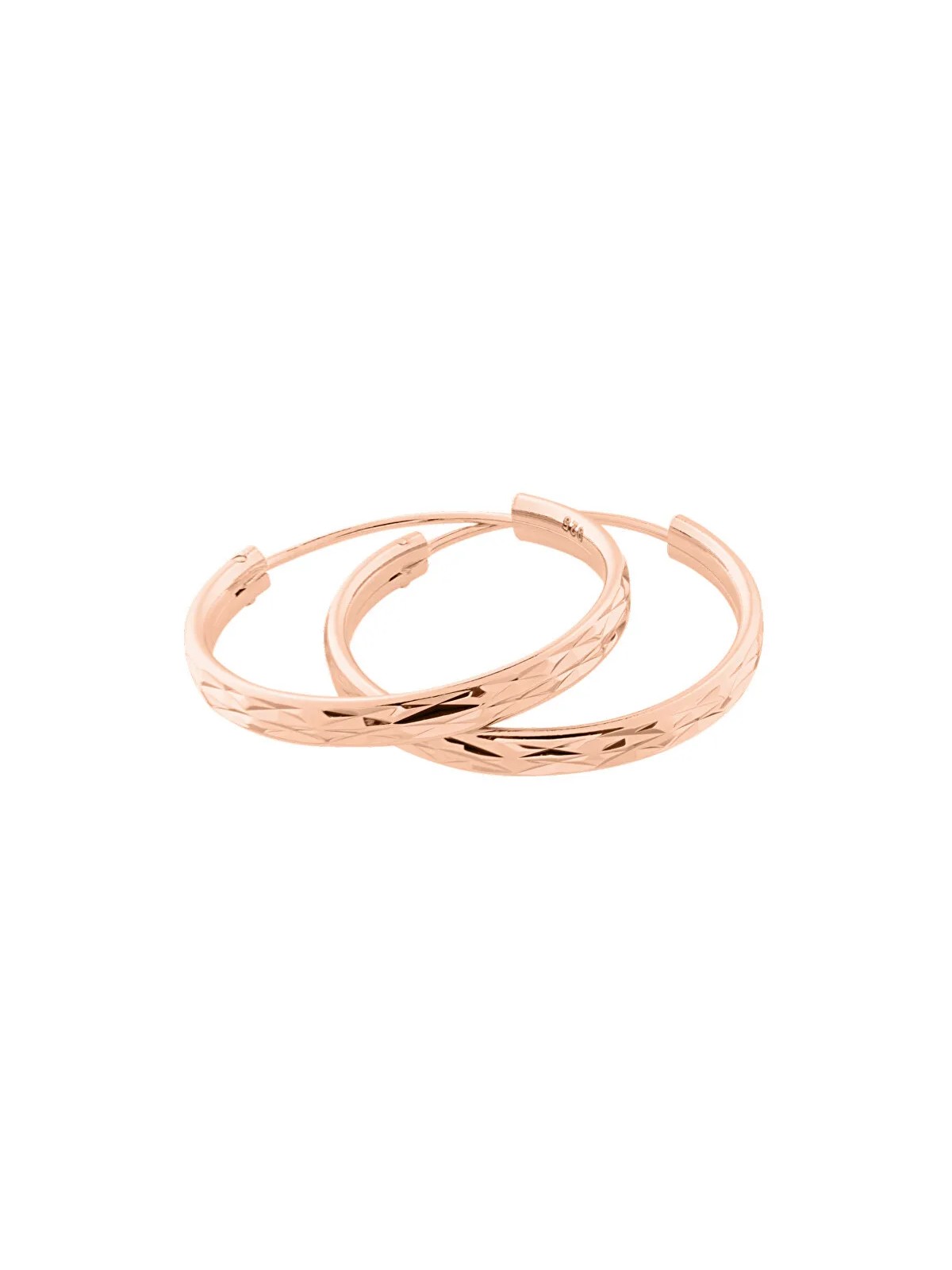 JV OrecchiniD placcati oro rosa cerchi SVLE0205XD5RO - Diametro: 5 cm donna