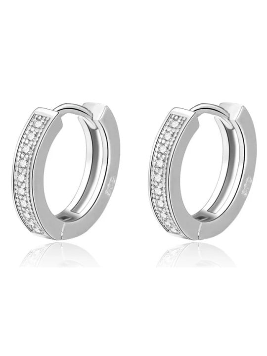 Beneto Eleganti orecchini rotondi in argento AGUC2237 donna