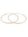 JVD Orecchini ad anello placcati oro rosa SVLE0215XD5RO - Diametro: 4 cm donna