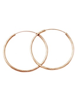 Beneto Orecchini di luxo in bronzo e argento AGUC1240/N-ROSE - Diametro: 4,5 cm donna