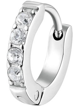 Brosway Orecchini singoli in acciaio con cristallo Chakra BHKE036 donna