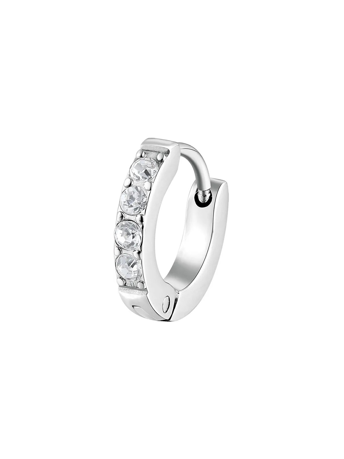 Brosway Orecchini singoli in acciaio con cristallo Chakra BHKE036 donna