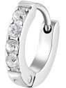 Brosway Orecchini singoli in acciaio con cristallo Chakra BHKE036 donna