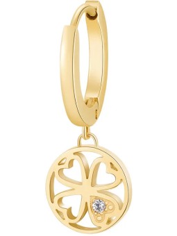 Brosway Orecchini singoli placcati in oro per il Chakra della fortuna BHKE002 donna