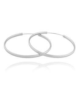 JVD Orecchini in argento a cerchio SVLE0217XD500 - Diametro: 2.5 cm donna