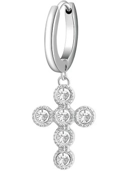 Brosway Orecchini singoli in acciaio con simbolo della Croce Chakra BHKE018 donna