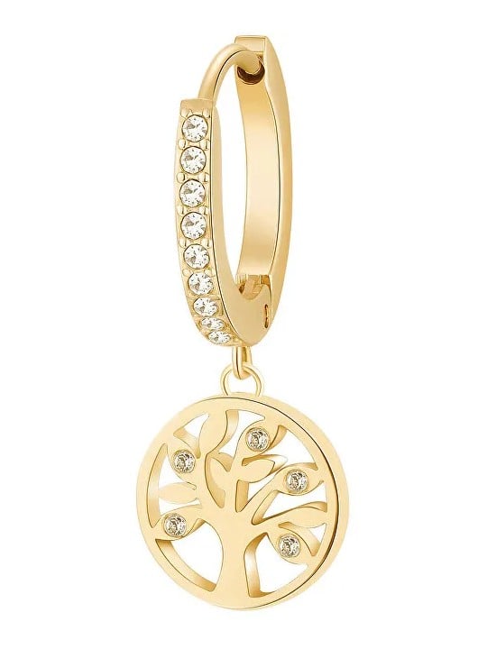 Brosway Orecchini singoli placcati in oro Albero della Vita Chakra BHKE005 donna