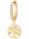 Brosway Orecchini singoli placcati in oro Albero della Vita Chakra BHKE005 donna