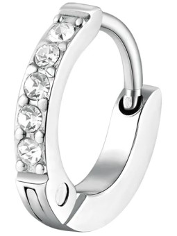Brosway Orecchini singoli alla moda con cristalli Chakra trasparenti BHKE033 donna