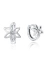 Orecchini MOISS Delicati in argento con fiori E0000140 donna