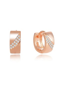 Beneto Deliziosi orecchini rotondi in bronzo AGUC2674-ROSE donna