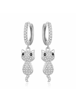 Beneto Delicati orecchini in argento Cats AGUC2574D donna