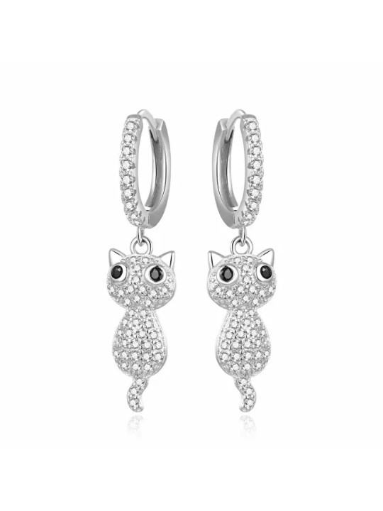 Beneto Delicati orecchini in argento Cats AGUC2574D donna