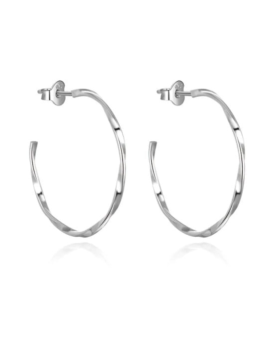 Beneto Eleganti orecchini rotondi in argento AGUP2671 donna