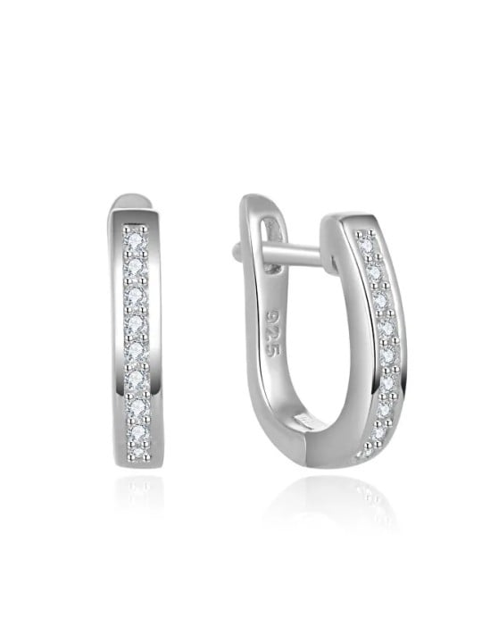 Beneto Eleganti orecchini rotondi in argento AGUC2612 donna