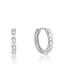 Orecchini Beneto Delicati in argento con zirconi trasparenti AGUC2714 donna