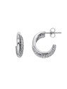Hot Diamonds Orecchini in argento senza tempo con diamanti intrecciati DE689 donna