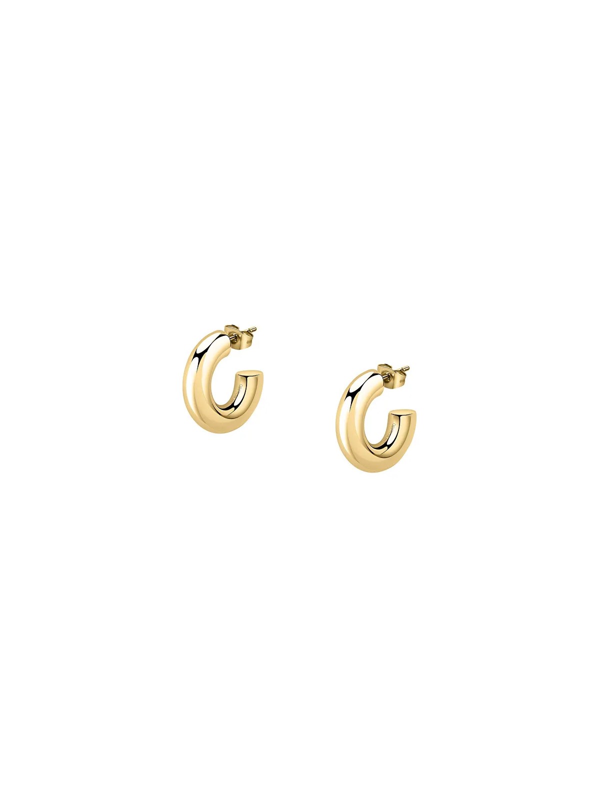 Morellato Orecchini minimalisti placcati oro e cerchio creolo SAUP12 donna