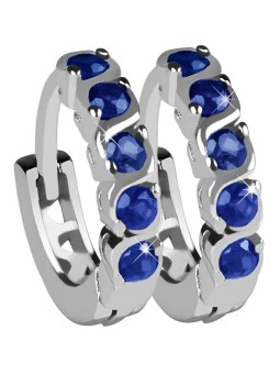 Beneto Orecchini rotondi in argento AGUC1207 donna