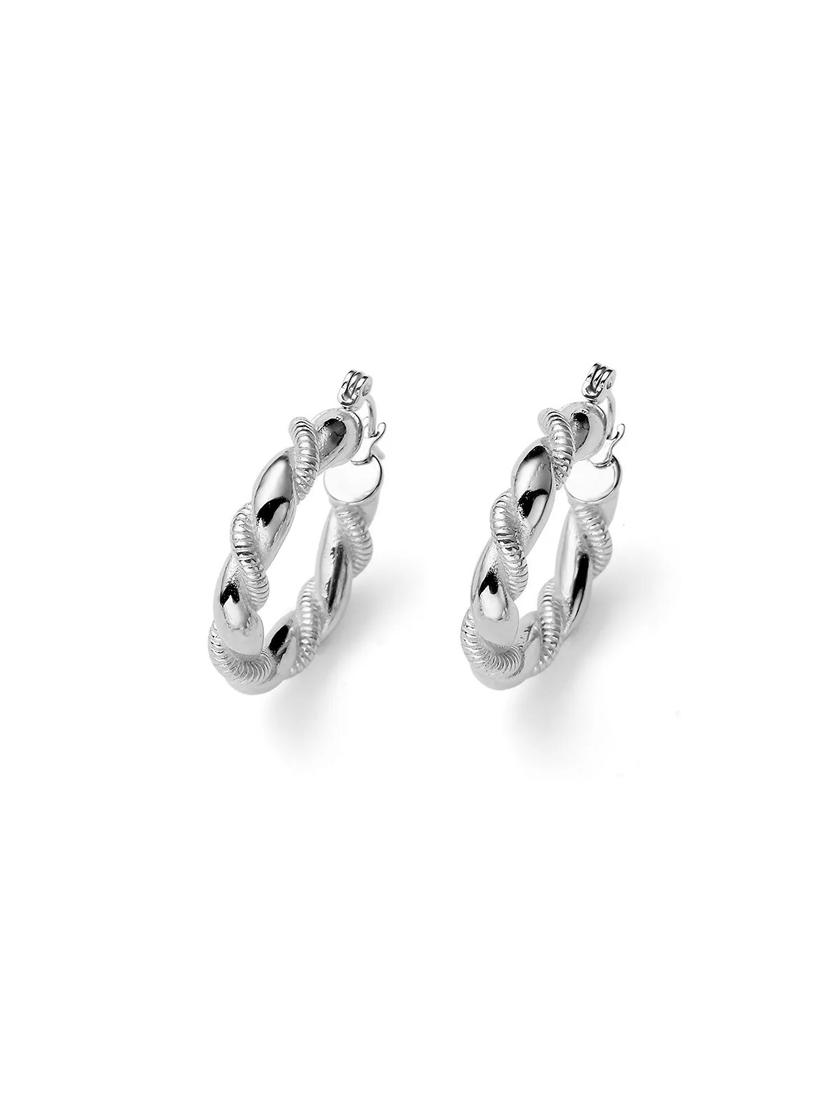 Oliver Weber Eleganti orecchini rotondi Twisty 23035 donna