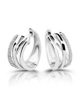 Modesi Deliziosi orecchini rotondi in argento M23077 donna
