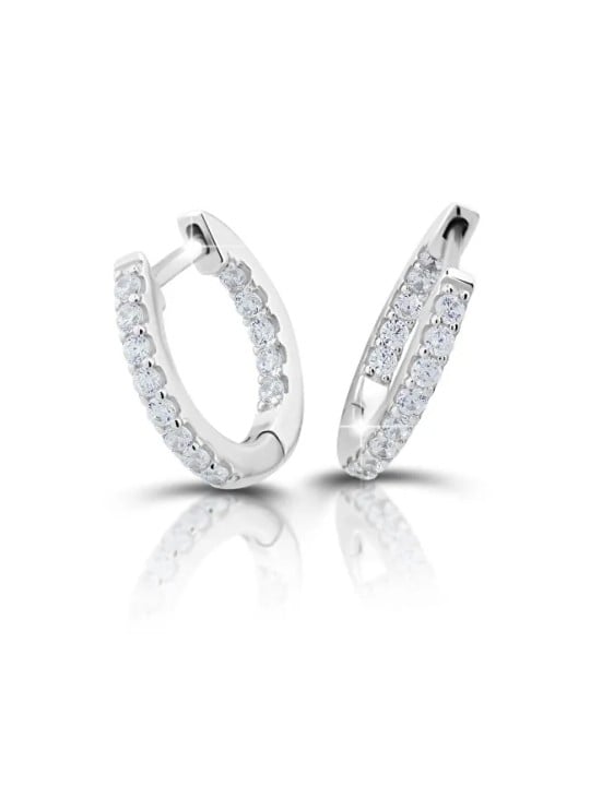 Modesi Deliziosi orecchini rotondi in argento M23078 donna