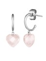 Engelsrufer Delicati orecchini in argento con rosa ERE-HEART-RQ-CR donna