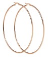 Troli Orecchini e cerchio in bronzo senza tempo - Diametro: 4 cm donna