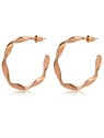 Troli Orecchini e anelli in acciaio bronzo alla moda donna