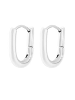 Rosefield Orecchini ad anello di lusso in acciaio TOCCOMBO JTHCS-J423 - Dimensioni: 2.5 x 1.6 cm donna