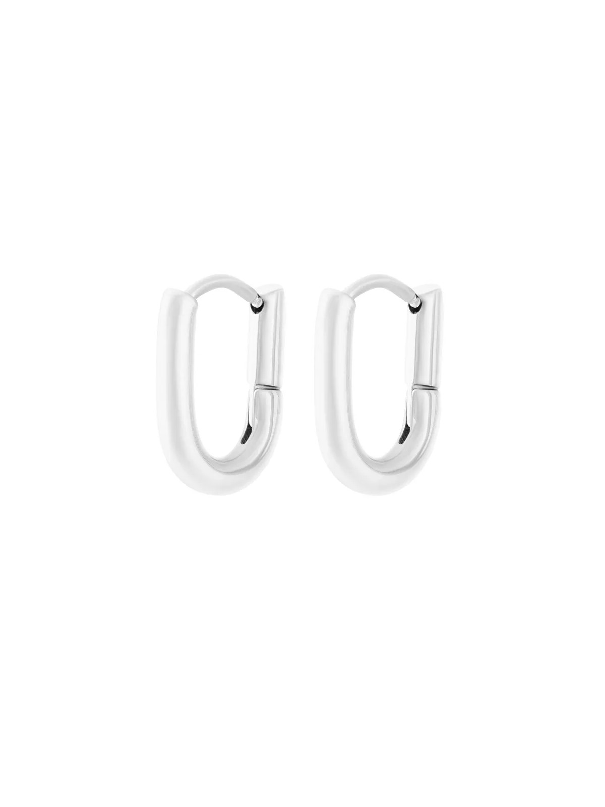 Rosefield Orecchini ad anello di lusso in acciaio TOCCOMBO JTHCS-J423 - Dimensioni: 2.5 x 1.6 cm donna