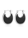 Troli Orecchini moda in acciaio con onice VAAJDE201446S-BK donna