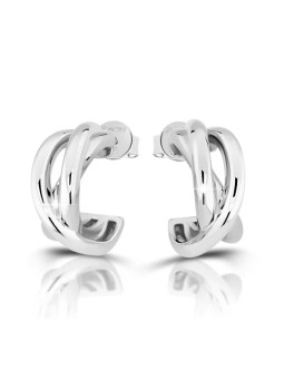 Modesi Eleganti orecchini a cerchio in argento M23094 donna