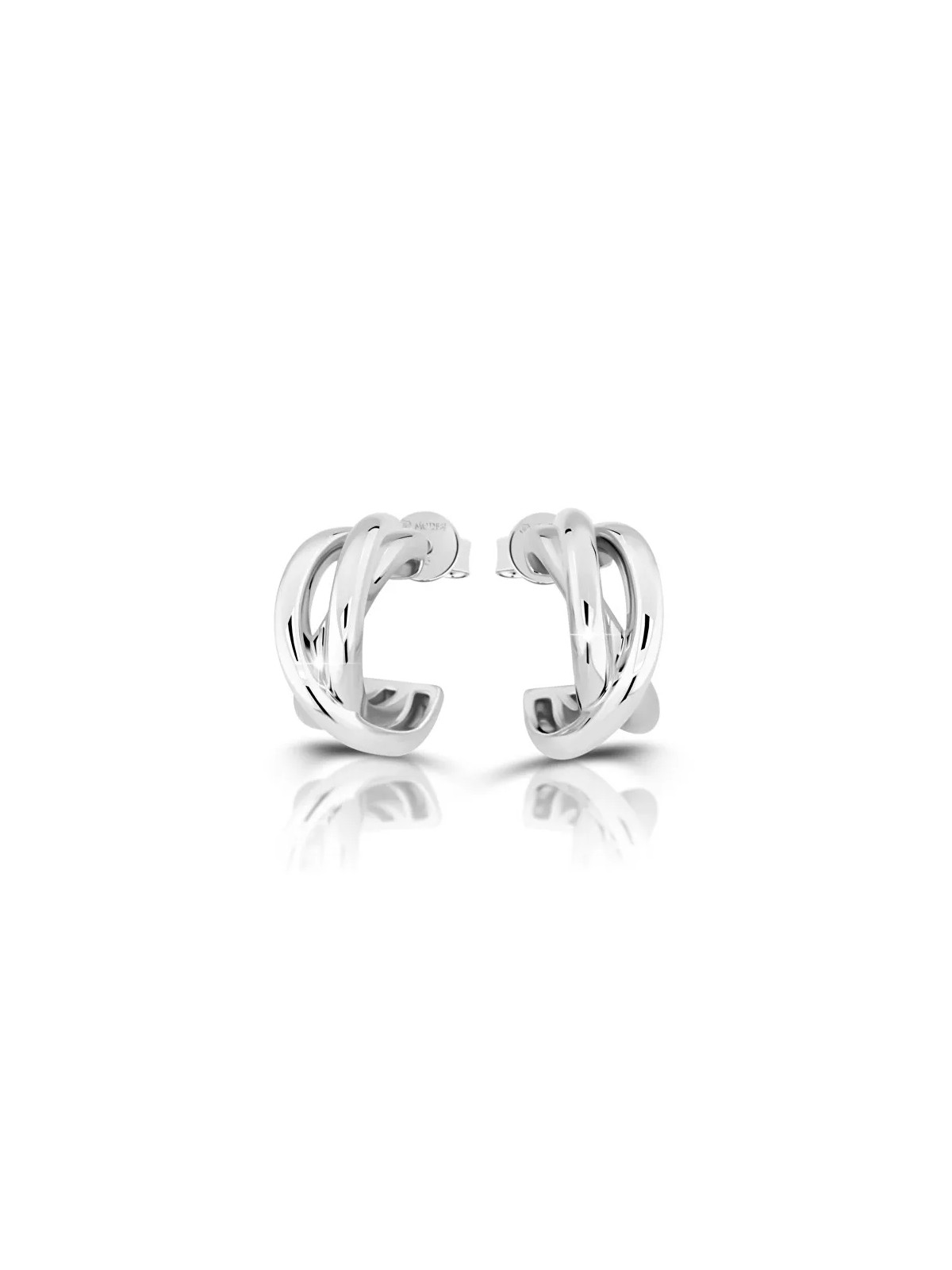 Modesi Eleganti orecchini a cerchio in argento M23094 donna