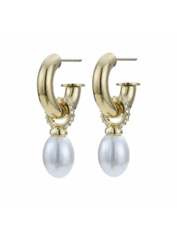 Oliver Weber Orecchini a cerchio di perle Sinnan Freedom 23140G donna