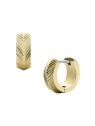 Fossil Eleganti orecchini a cerchio placcati in oro Harlow JF04116710 donna