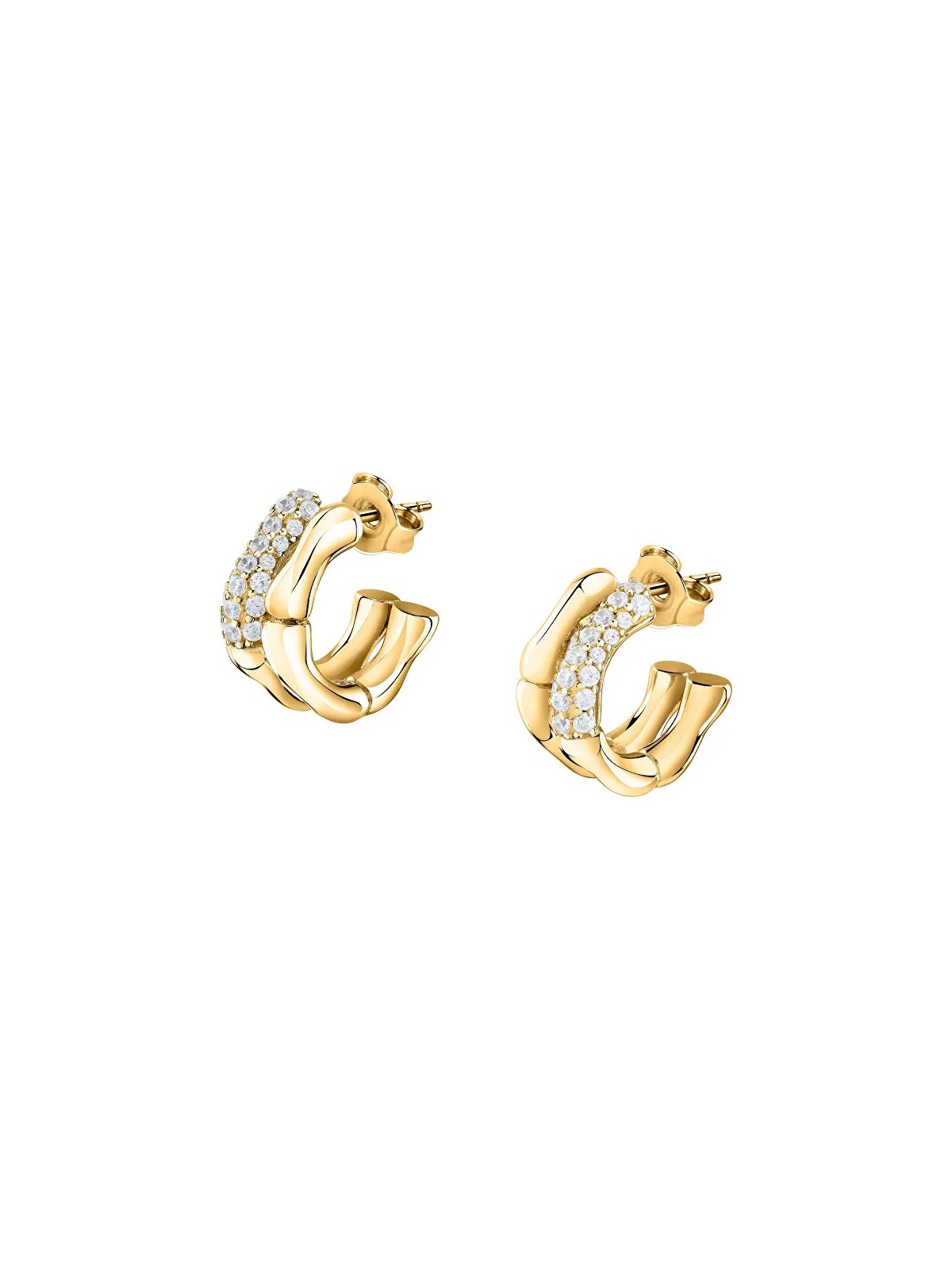 Morellato Eleganti orecchini Essenza SAWA17 in argento riciclato placcato oro donna