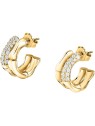 Morellato Eleganti orecchini Essenza SAWA17 in argento riciclato placcato oro donna