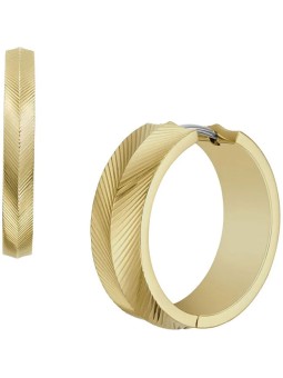 Fossil Harlow Linear JF04537710 Cerchi placcati oro senza tempo donna