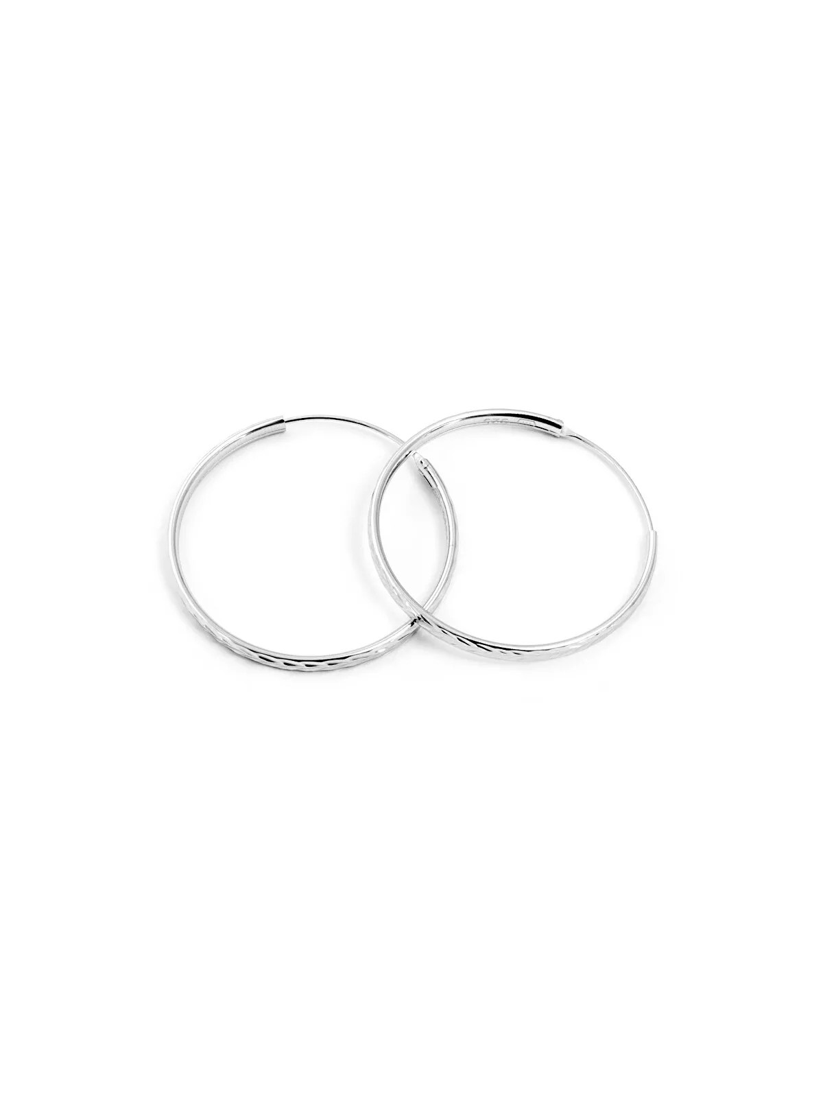Beneto Orecchini rotondi in argento scintillante AGUC2098/30/N donna