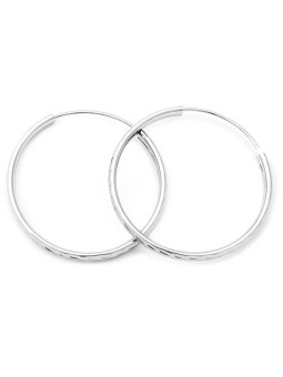 Beneto Meravigliosi orecchini rotondi in argento AGUC2102/40/N donna