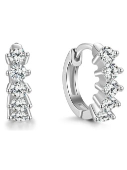 Beneto Orecchini rotondi in argento AGUC2235 donna