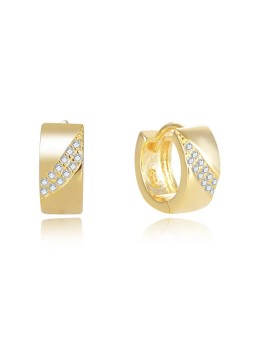 Beneto Deliziosi orecchini rotondi placcati oro AGUC2674-GOLD donna