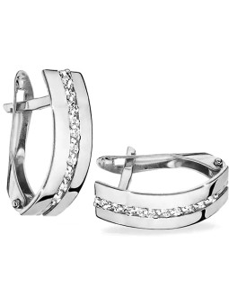 JVD Orecchini in argento scintillanti SVLE0649XH2BI00 donna