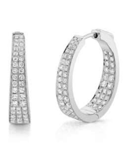 JVD Orecchini rotondi alla moda con zirconi SVLE0901XH2BI00 donna