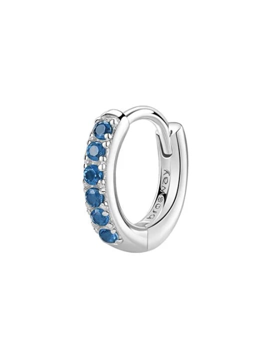 Brosway Orecchino singolo a cerchio in argento Fancy Freedom Blue FFB80 donna