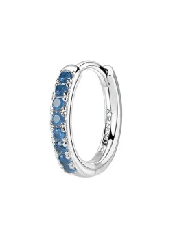 Brosway Eleganti orecchini singoli rotondi Fancy Freedom Blue FFB81 donna