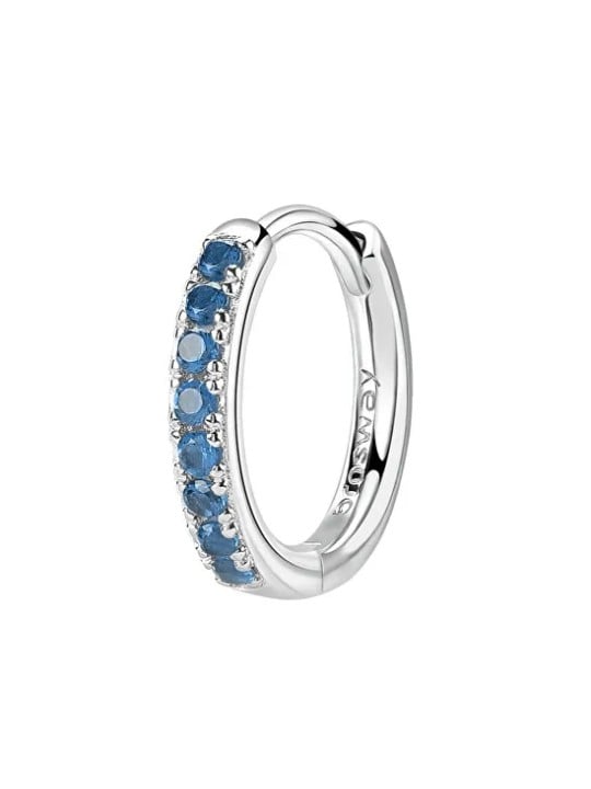 Brosway Eleganti orecchini singoli rotondi Fancy Freedom Blue FFB81 donna